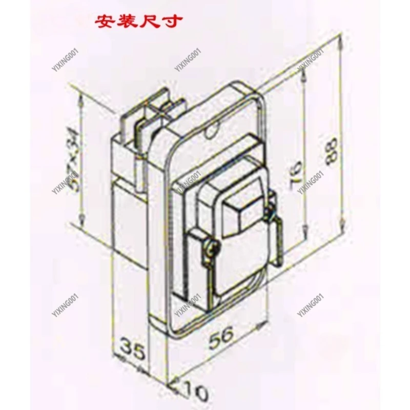 

Водонепроницаемый взрывозащищенный электромагнитный переключатель 12А 220В магнитная кнопка стартера для промышленного использования