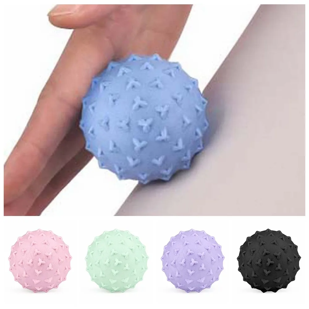 

Yoga Therapy Balls Massage Ball Plantar Acupoints Muscle Relaxation Muscle Fascial Bulb Strength Recovery TPE Foot Roller