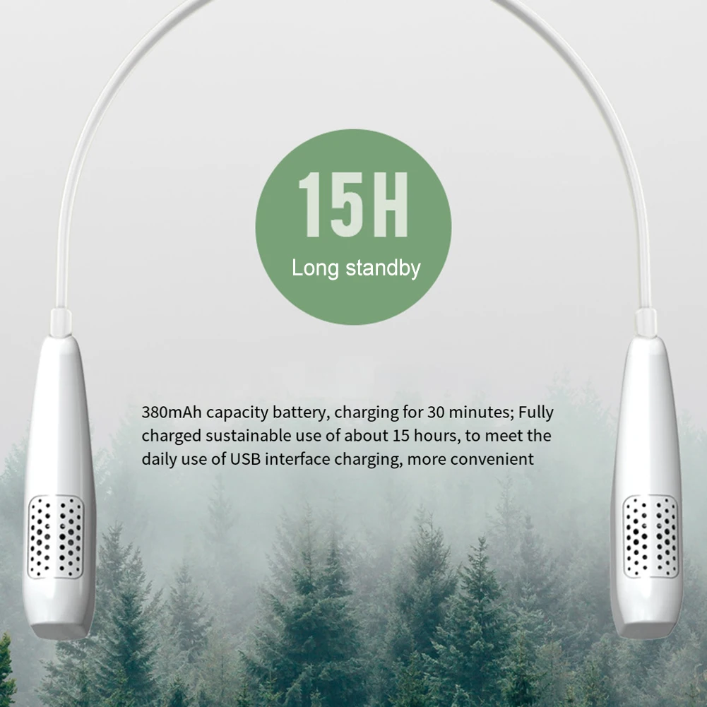 

Ионный очиститель, подвесной очиститель для шеи, черный портативный очиститель воздуха, энергоэффективный очиститель воздуха