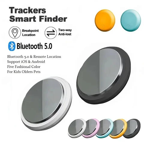미니 GPS 로케이터 AntiLost 알람 지갑 키 체인 스마트 태그 블루투스 호환 추적기 키 체인 개 애완 동물 어린이 추적기 키 파인더