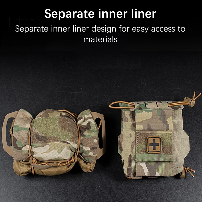 

Tactical First Aid Kit Outdoor Mountaineering Hiking Medical Storage Pouch Bag IFAK Tear-Away First Aid Kits Travel Survival Bag