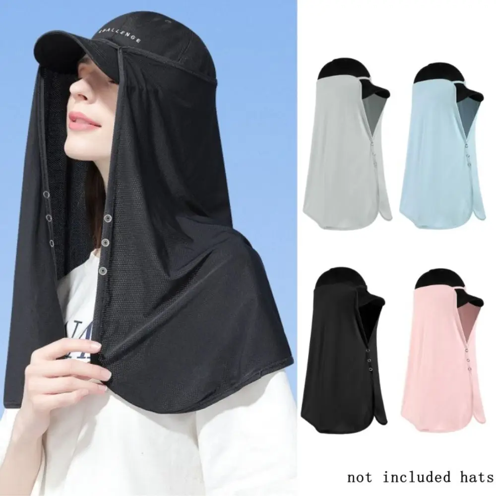 Neck Cover Sun Protective Shield UV Protection Full Neck Protection Sunscreen Shawl Wrap UPF50+ Breathable Extended shawl