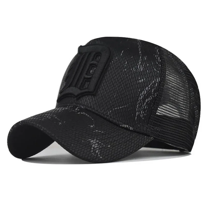 

New Outdoor Trendy Gradient Color B Letter Baseball For Men And Women Plaid Trucker Hat Fashion Hat