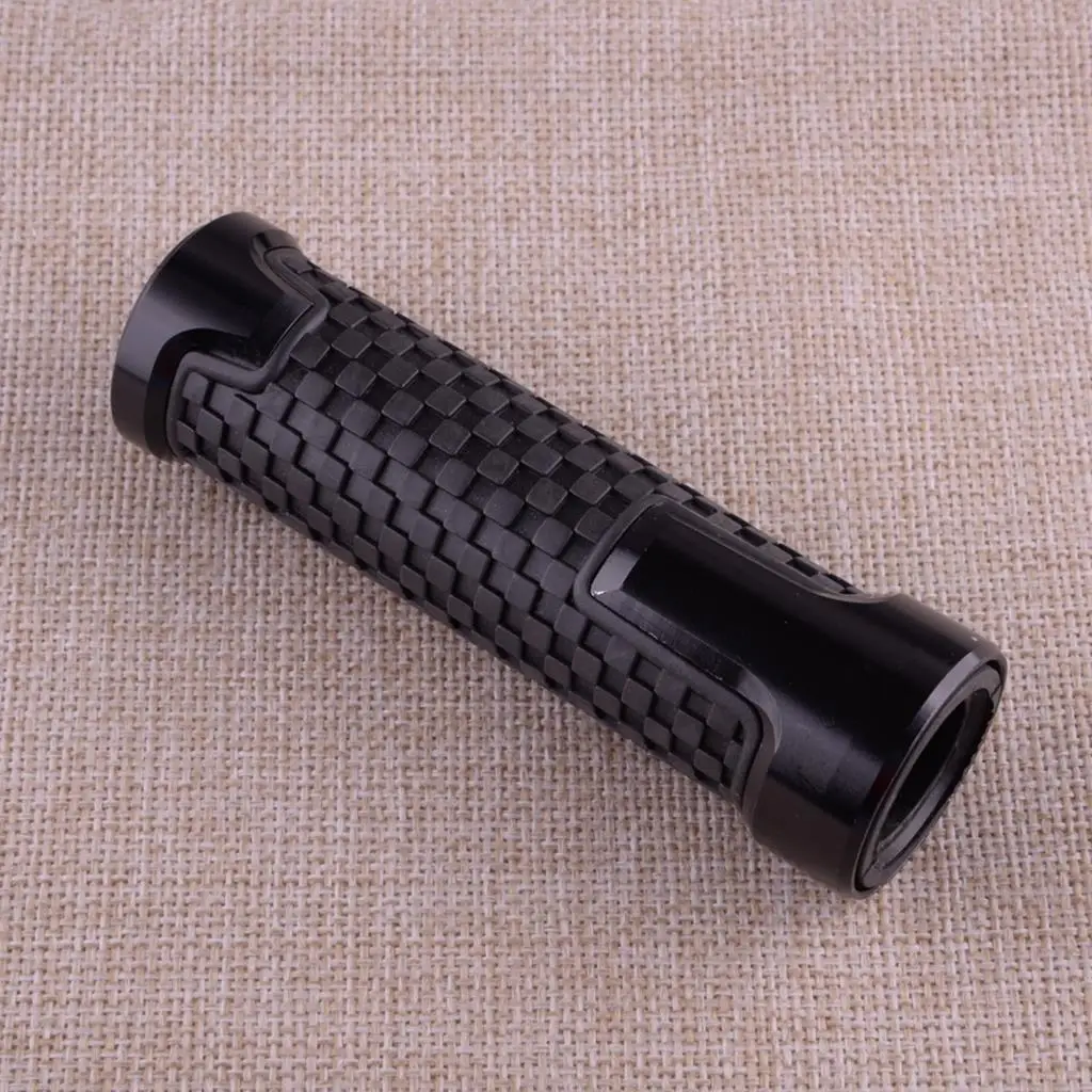 NEW 1 Pair 7/8'' Left Right Handle Bar Grip Cover Sleeve For Motorcycle ATV Scooter 22mm Handlebar Rubber Aluminum Alloy