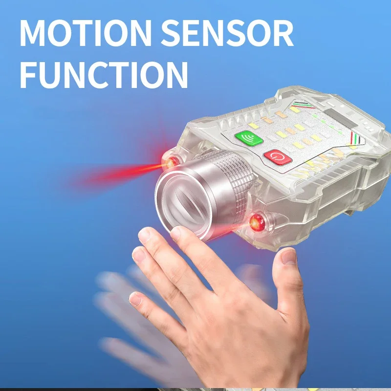 سلسلة مفاتيح متعددة الوظائف بمصباح يدوي EDC ، الحث ، المصباح الفلورسنت ، فلاش ليد ، USB قابلة لإعادة الشحن ، ضوء العمل في حالات الطوارئ