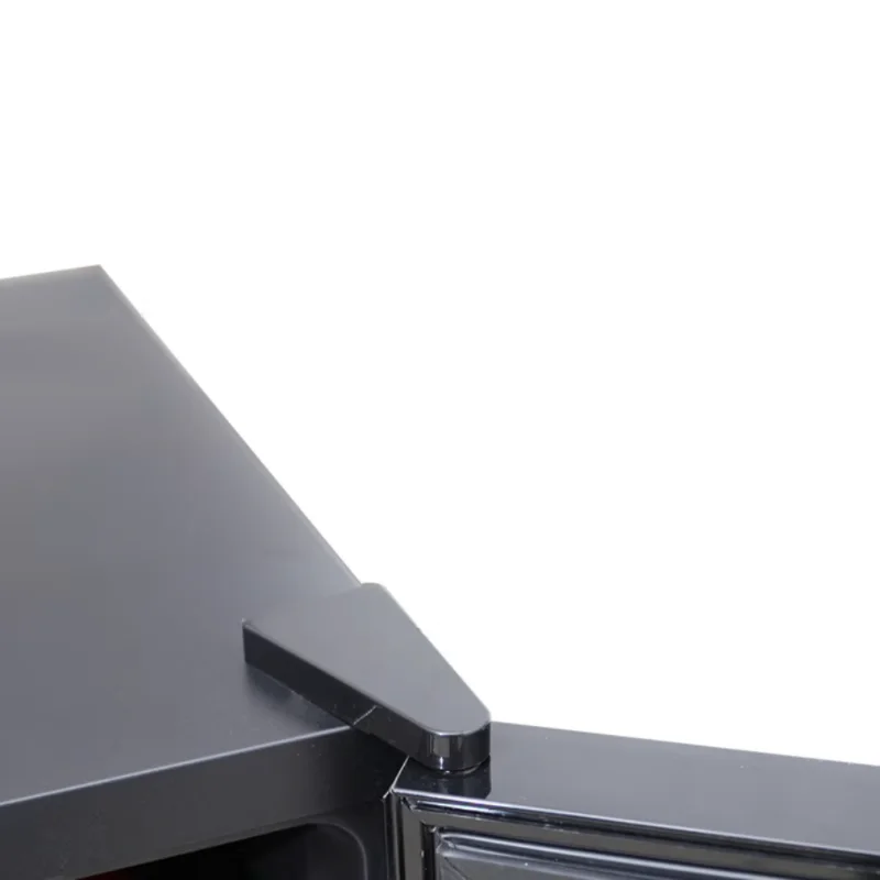 32-Bottle Freestanding Wine Cooler Large 93L Capacity Dual Zone Beech Wooden Shelf Refrigerator 220V Function for Display