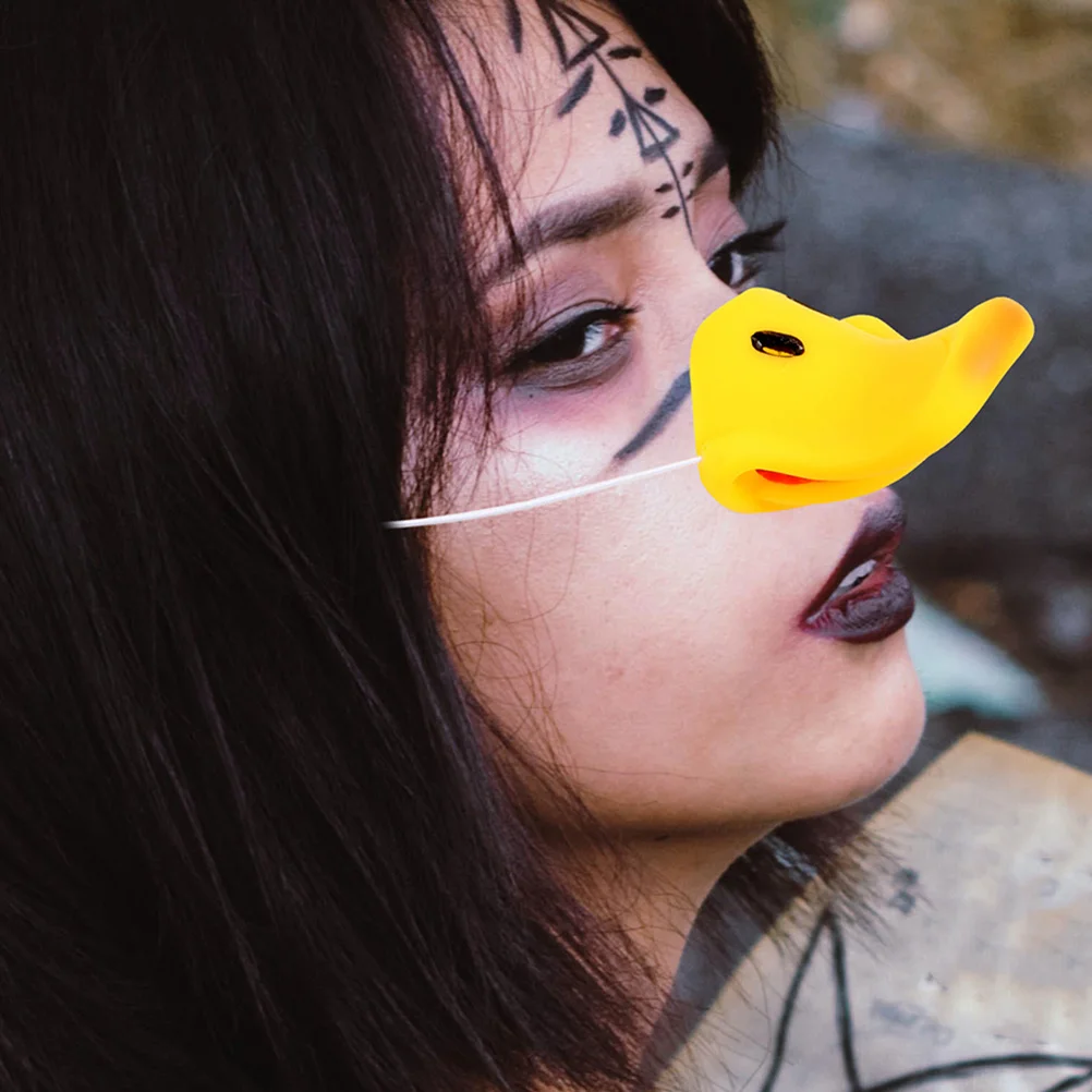 

2pcs Animal Nose Props Realistic Design For Halloween Cosplay Party Carnival Dress Up Accessories Portable Simulation Animal