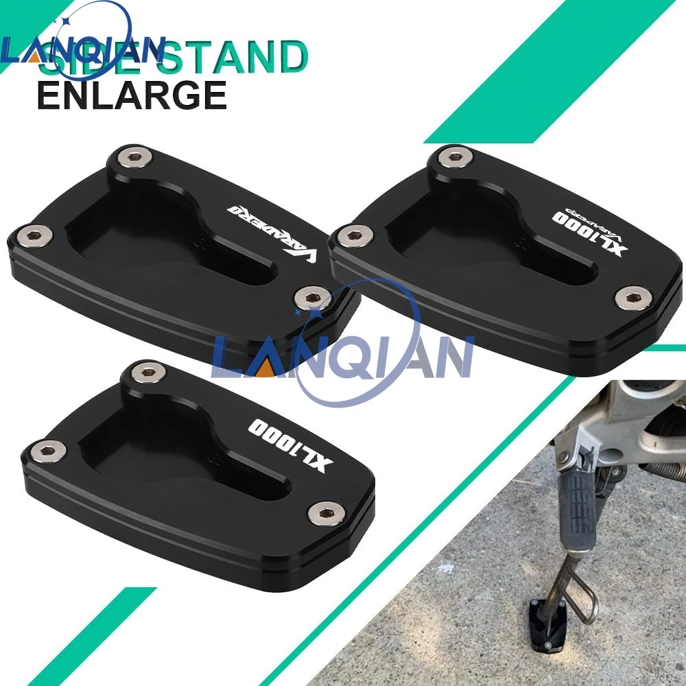 

Fit For Honda Varadero XL1000V XL 1000 V 2003-2011 2010 Motorcycle Kickstand Side Stand Extension Enlarger Plate Pad Accessories