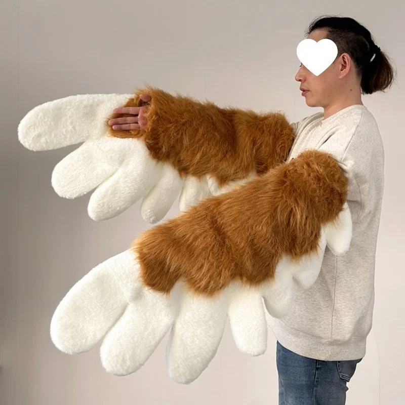 Bird Wings Furry Plush Animal Claws Wearable Cosplay Props Kig Fursuit Kigurumi Comiket Kigurumi Animal Costume Beast Fursuit