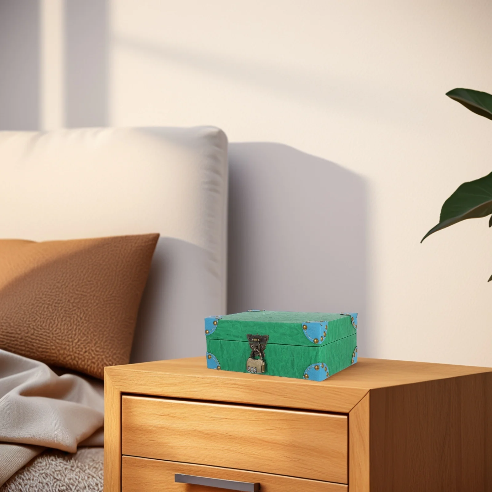 

Decorative Boxes with Lids Treasure Chest Vintage Organizer Storage Lock Small Lockable