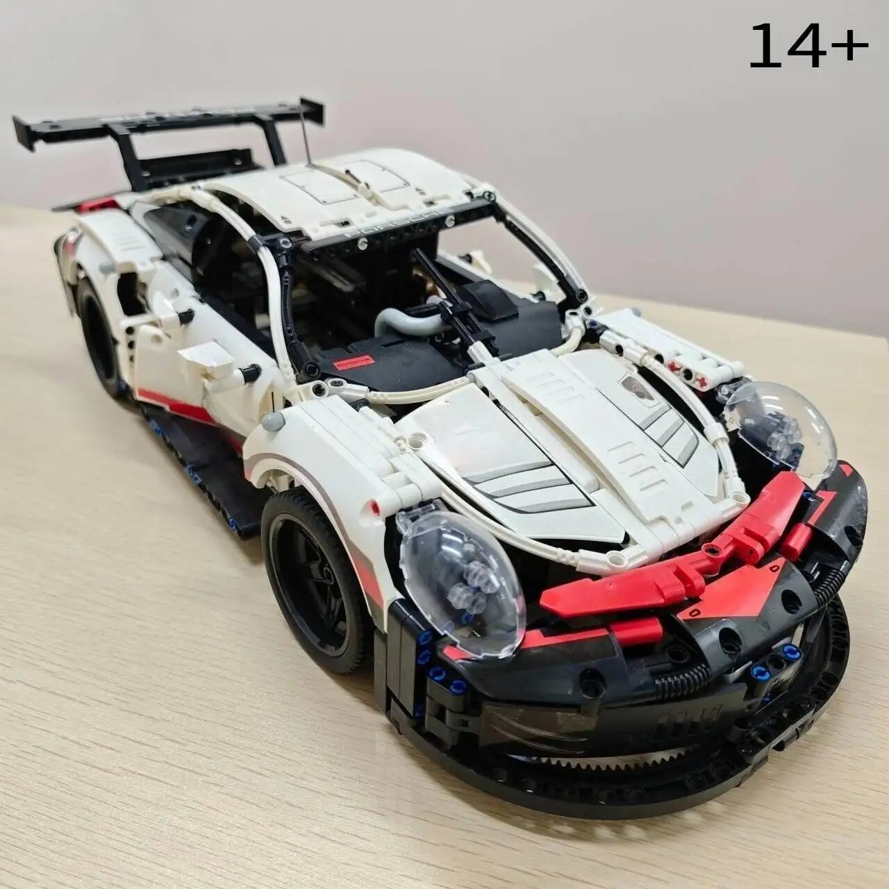 

NEW 1:10 1580+Pcs Coming Assemb Building Compatible Sports Car Model Remote Control DIY Birthday Gifts Christmas