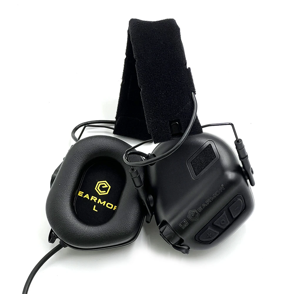 Cache-oreilles de tir électronique EARMOR M32 SE, casque d'amplification sonore tactique, Protection auditive, Anti-bruit