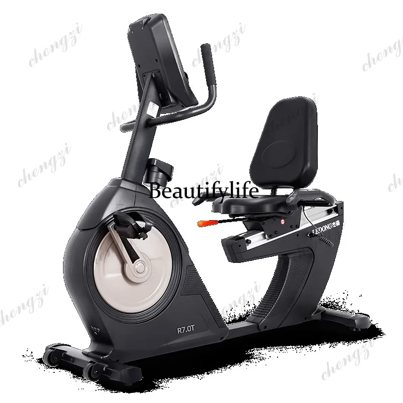 Horizontal exercise bike Home spinning bicycle Light commercial electromagnetic control Intelligent silent bicycle