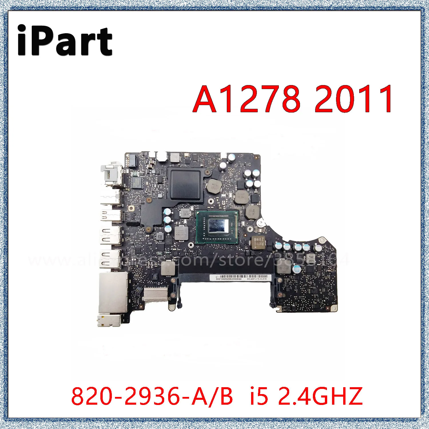 

For MacBook Pro 13" Early A1278 Original Logic Board Motherboard WIth I5 2.4Ghz 2011 EMC 2419 820-2936-A 820-2936-B