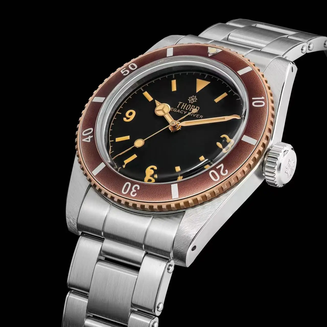 Thorn T028 Bronze Dive Watch PT5000 Automatic Movement 200M