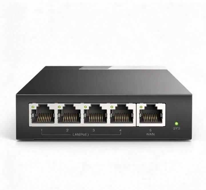 5/8 Port POE AC Router Gigabit Wired Ethernet Switch 48V Standard Power Over Network Cable AP Management Controller System