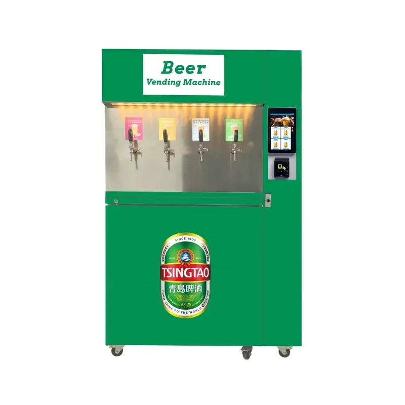 Self Service Fresh Cold Beer Vending Machine with Automated Beer Dispenser for Bar Restaurant Home Use Commercial Grade