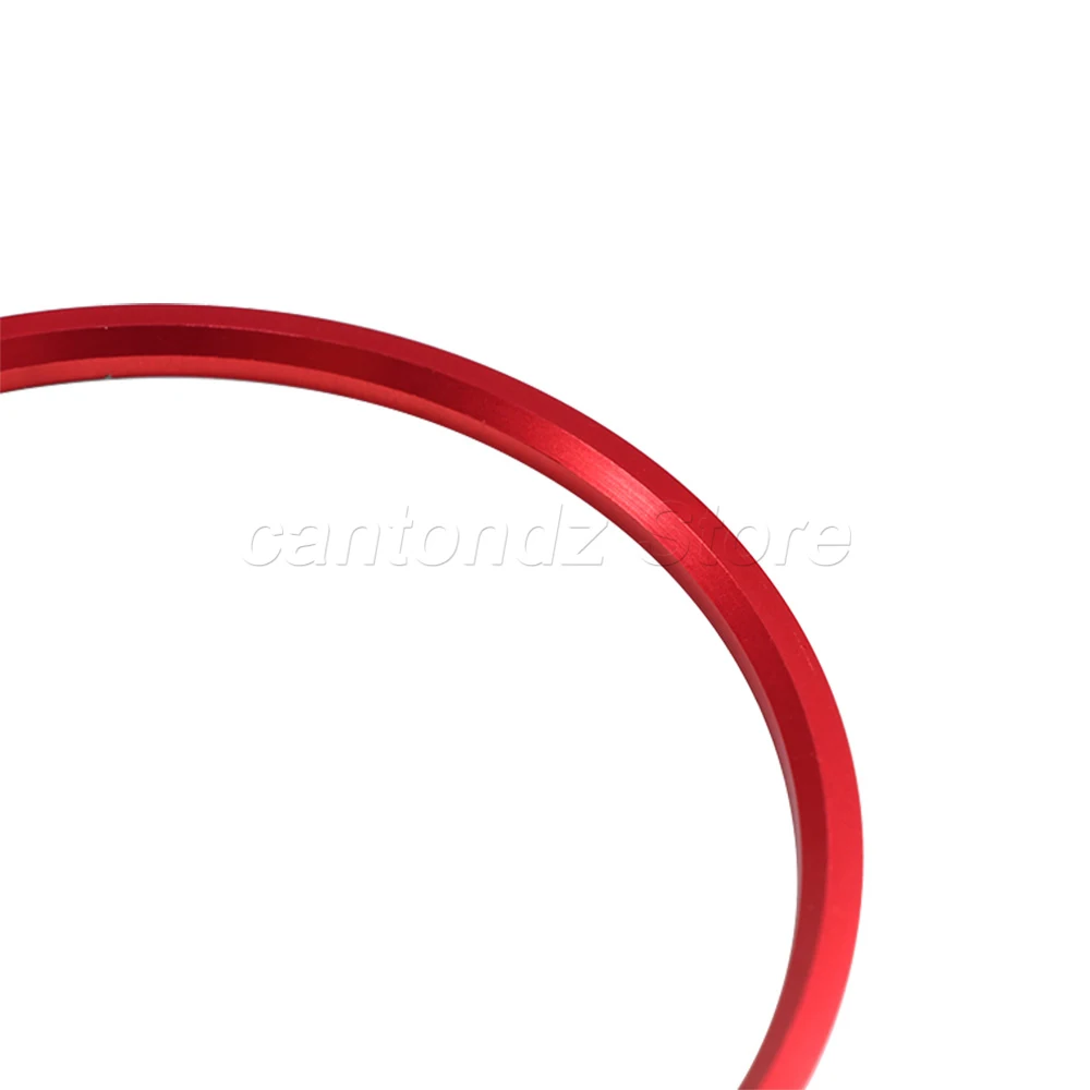 5 PCS Rote Air Vent Outlet Dekoration Ringe Für Audi TT TTS TTRS MK2 8J 2006-2014 auto Klimaanlage Ringe Zubehör – Detail 3