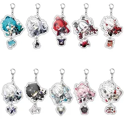 Game Wuthering Waves Cosplay Acrylic Keychain Couple Cartoon Jianxin Figures Keyring Bag Pendant Party Student Christmas Gifts