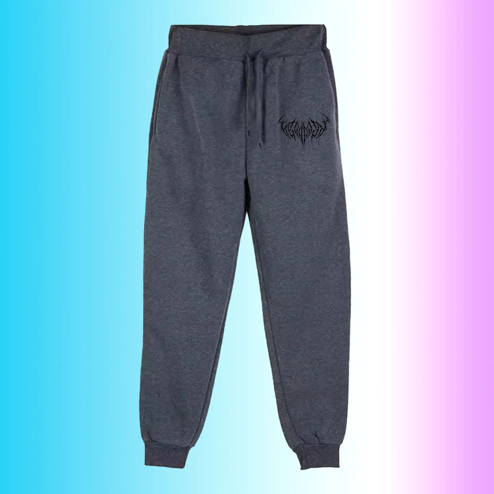 Men's printed pants, for autumn and winter, men's and women's running pants, sportswear and casual pants, fitness and workout cl