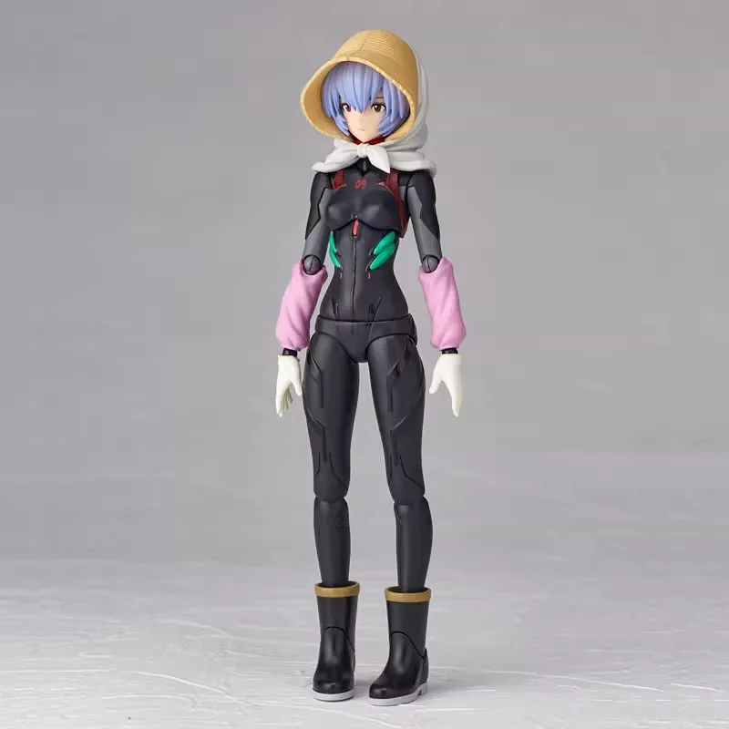 21CM NEON GENESIS EVANGELION EVA Ayanami Rei Anime Assembly Figure Action Model Decoration Cartoon Doll Collection Toys Gift