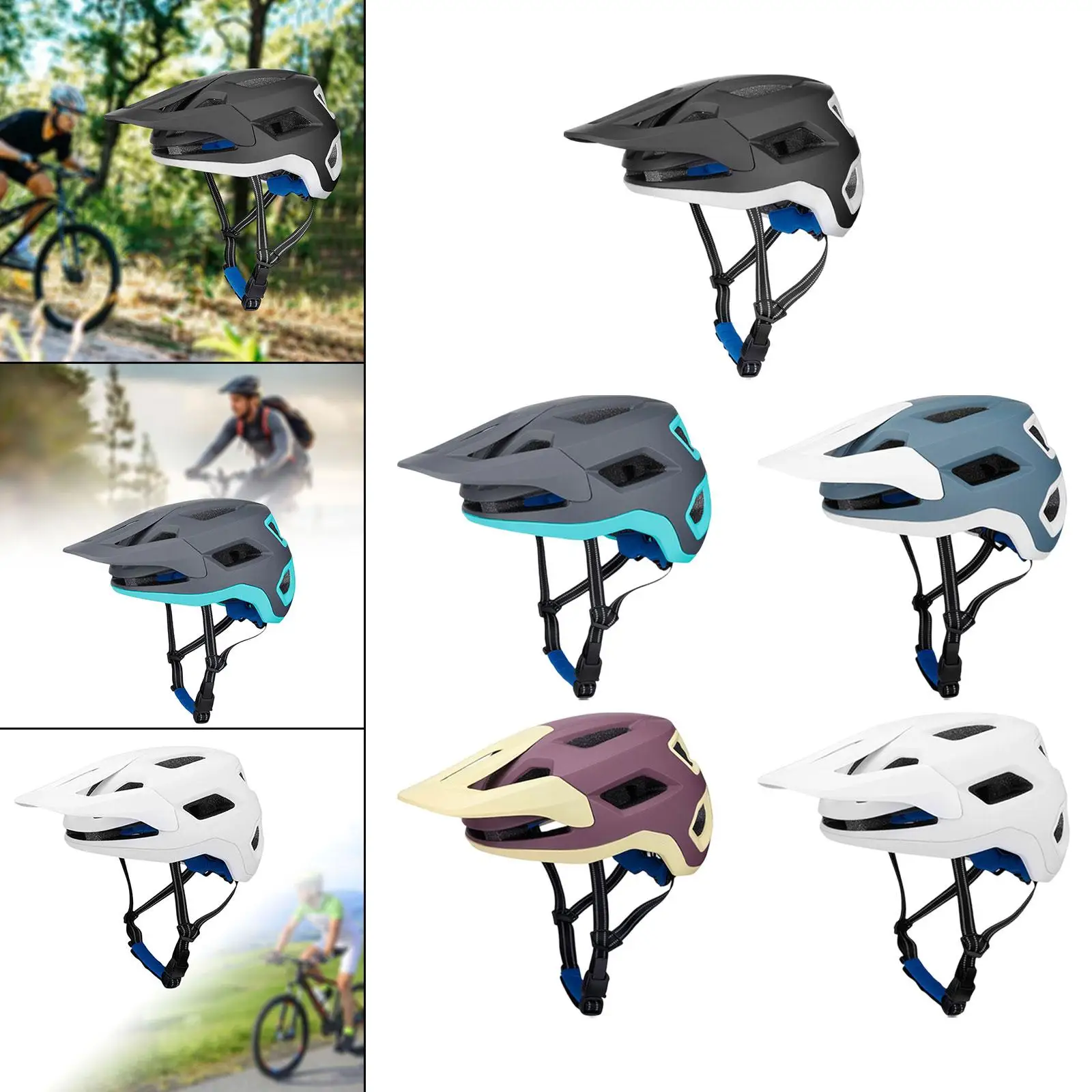 

Bike Helmet Cap Fashion Shockproof Equipment Gear Ventilation Accessories Hat for Men Outdoor Sports Cycling Skating Adults