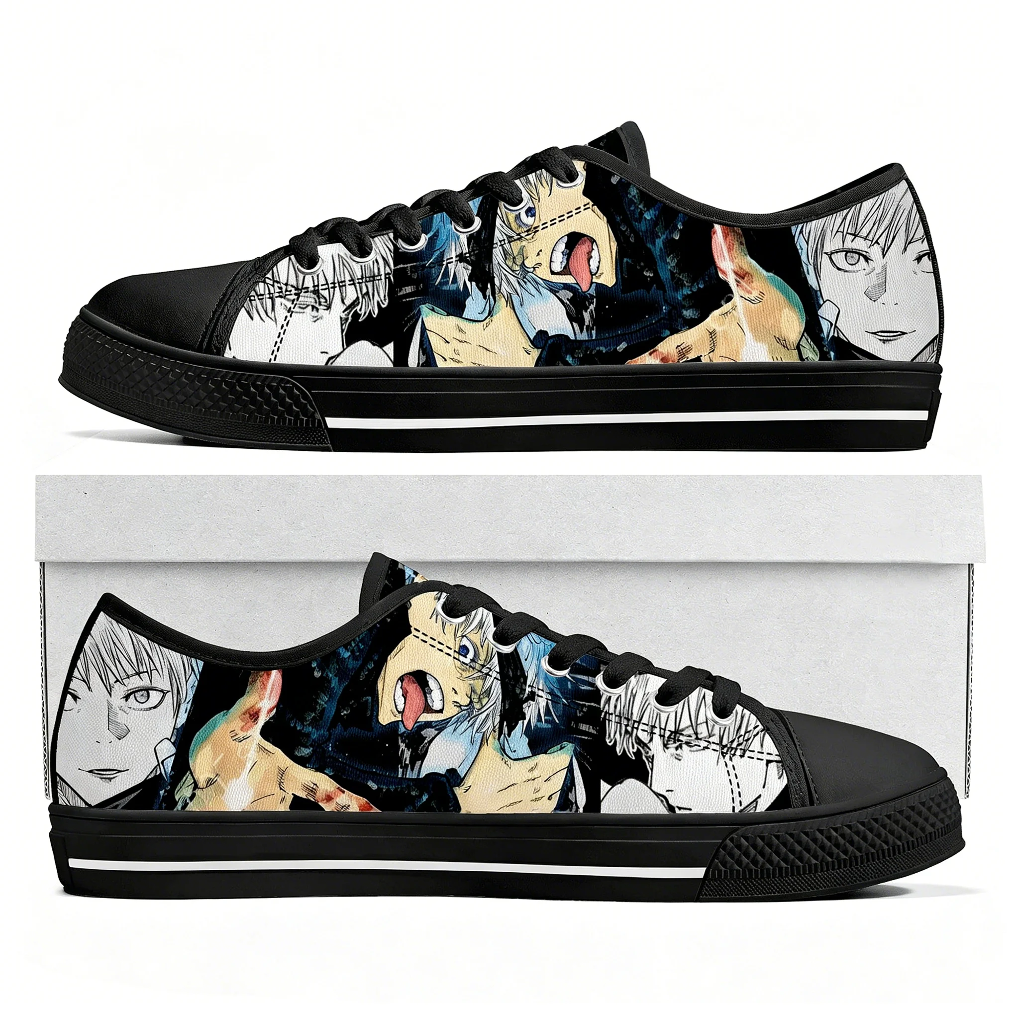 

Gojo Satoru THE HONORED ONE Heavy Low Top Sneakers Womens Mens Teenager High Quality Shoes Tailor-Made Canvas Sneaker Shoe