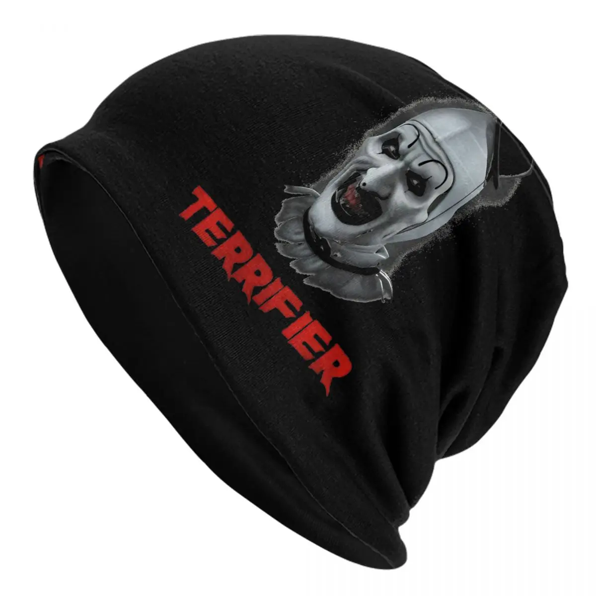 Terrifier 2 Art The Clown Bonnet Hats Hip Hop Outdoor Skullies Beanies Hat Men's Women's Warm Dual-use Caps