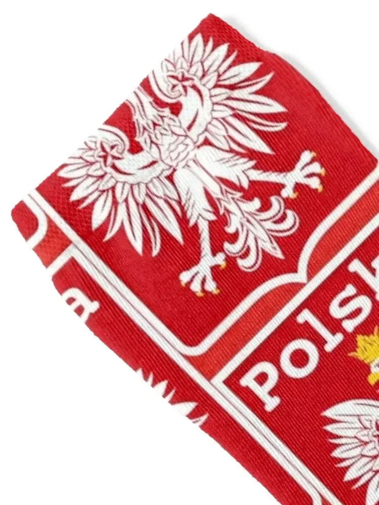 POLSKA Eagle // Retro Polish Poland Pride Socks christmas gift christmas stocking basketball Socks Male Women's