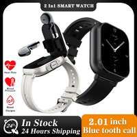 2024 New Men Bluetooth earphones Smart Watch 2.01\