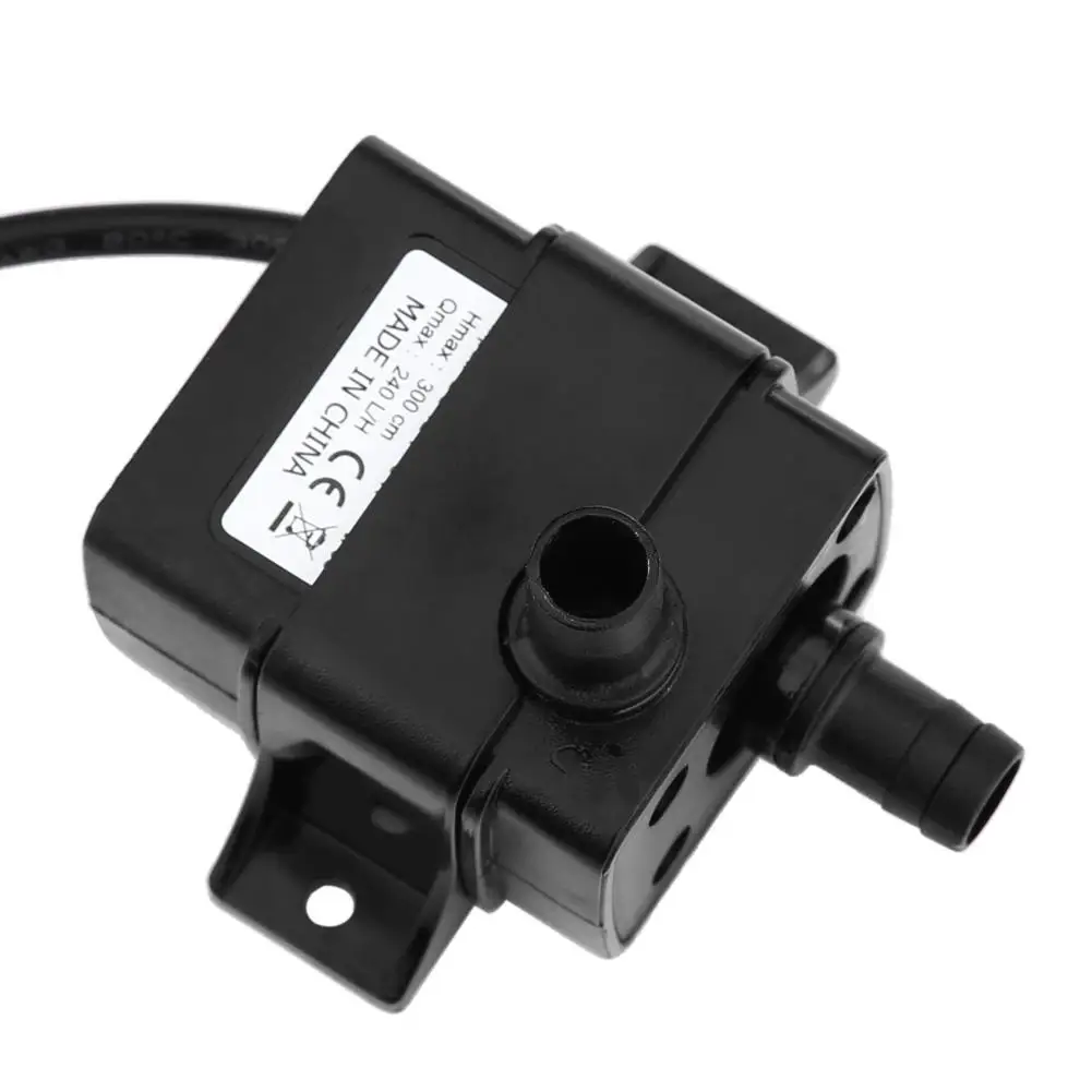 Micro Water Pump Ultra-quiet Car Power Membrane Waterproof Submersible Aquarium Pump 12 V 5 W 240L / H Brushless DC Micro Pump