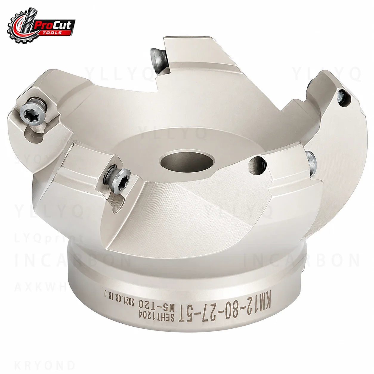 KM12 SE12 45 Degree Milling Cutter Head, SEKT1204 SEHT Insert Fit FMB22 FMB27 FMB32 FMB40 Tool Holder CNC Milling Cutting Tool