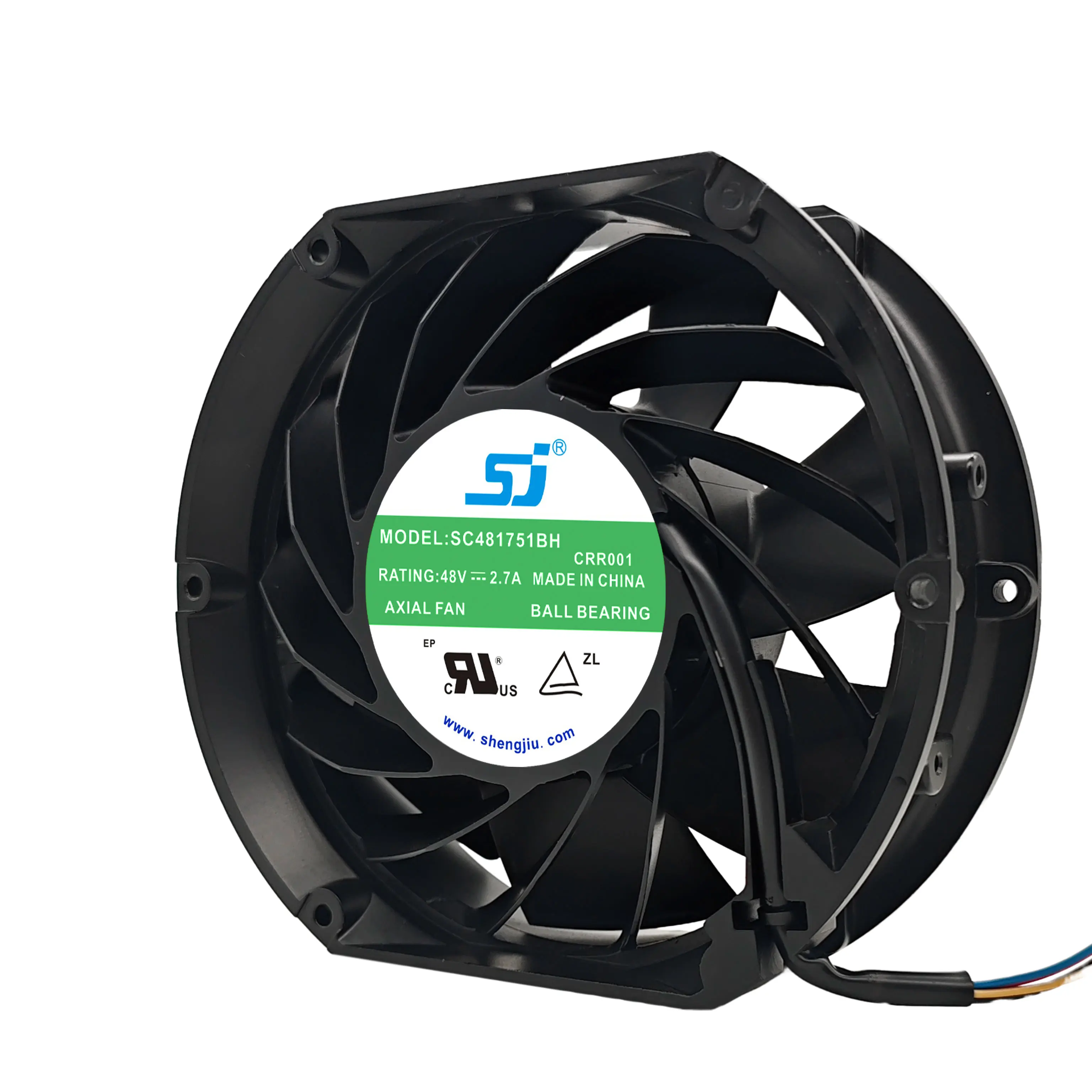 SC481751BH DC 48V 2.7A 172x150x51mm 4-Wire Cooling Fan