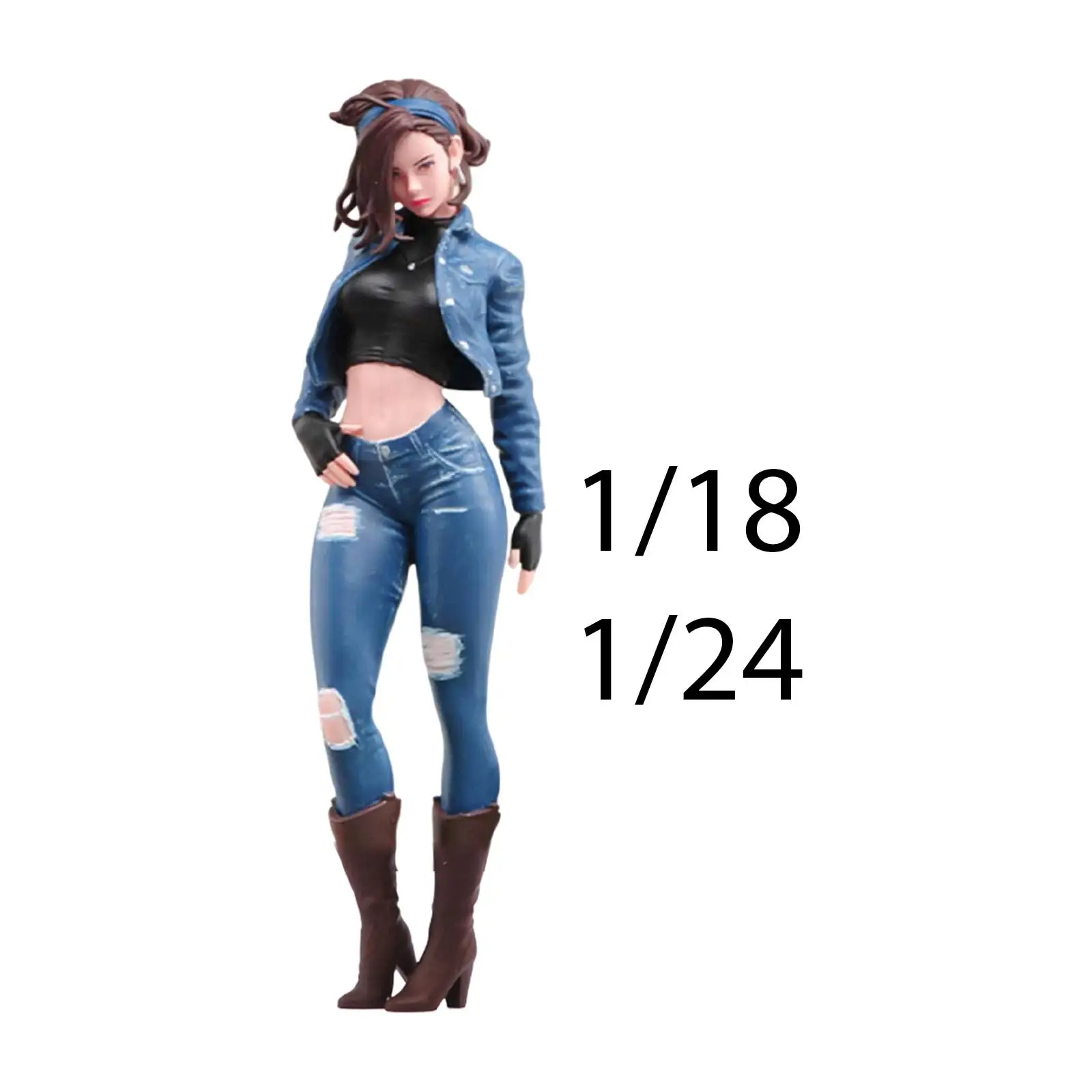 

Miniature Figures Model for Decoration Scene Props Simulation Girl Tiny People Figure Diorama Figure for Micro Landscapes Decor