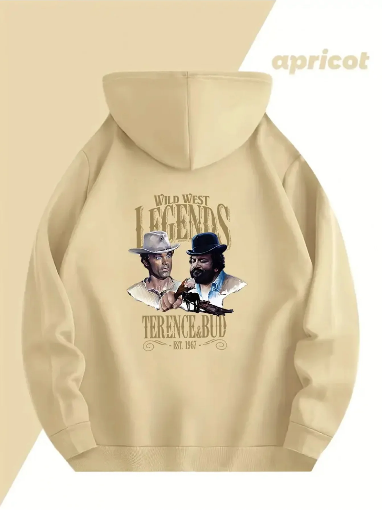 Fashion Prints Sell Trend Men Hooded Sweatshirt Autumn and Winter Daily Outdoor Sports Loose All Build Leisure Warm Street Style