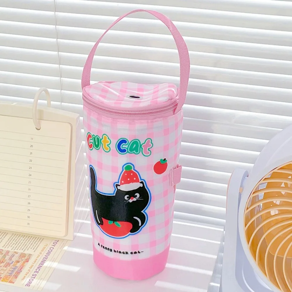 Portable Cloth Milk Tea Tote Bag Traveling Carrying Insulated Cup Cover Reusable Eco-friendly Cup Holder Tumbler Cup Accessories