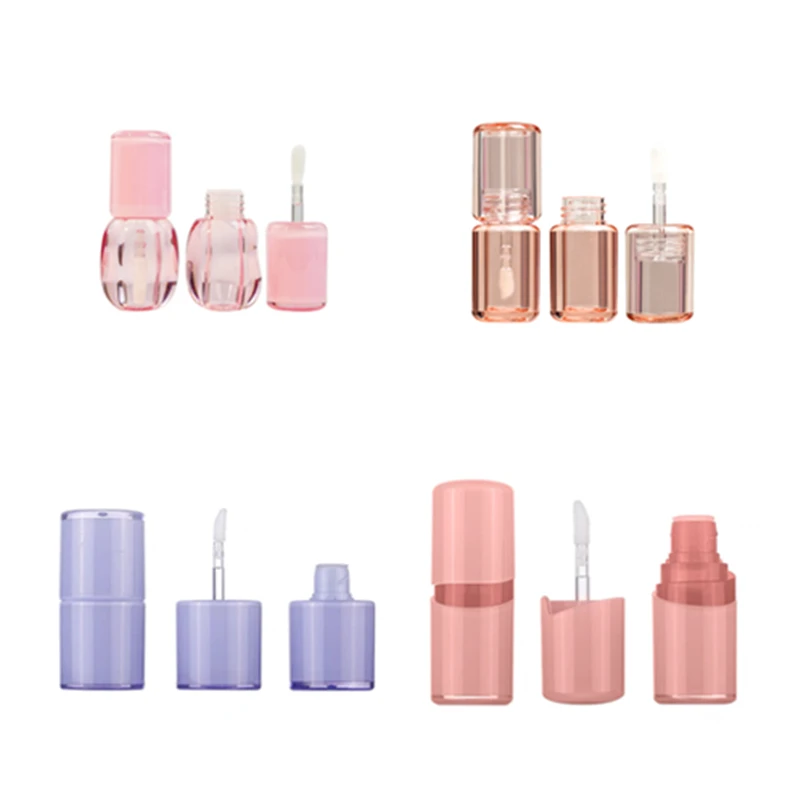 100Pcs Pink Lipgloss Tubes Empty Lip Gloss Packing Bottle Cosmetic Concealer Containers