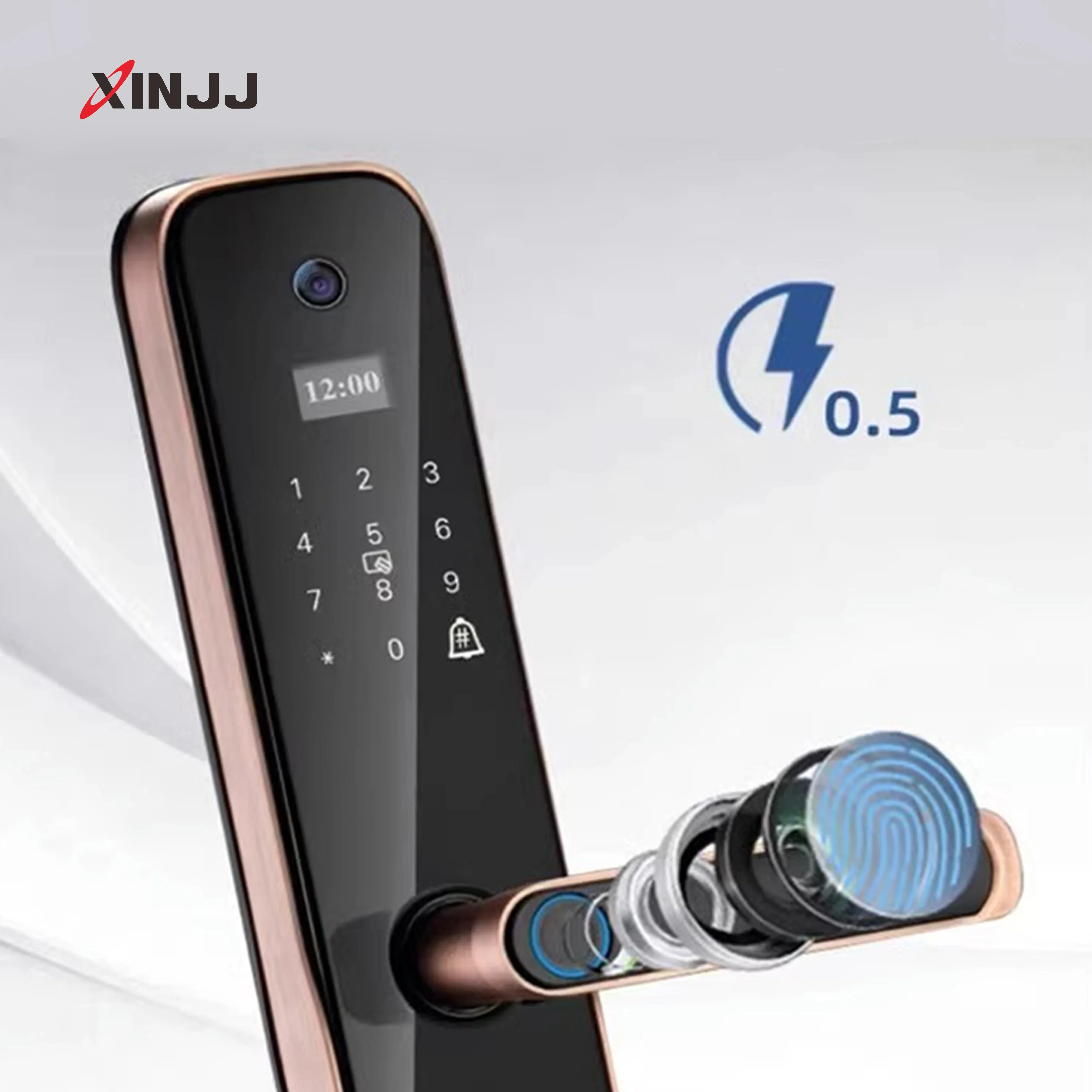 Intercomunicador Visual Cat Eye Bloqueio Inteligente, P8 Mais