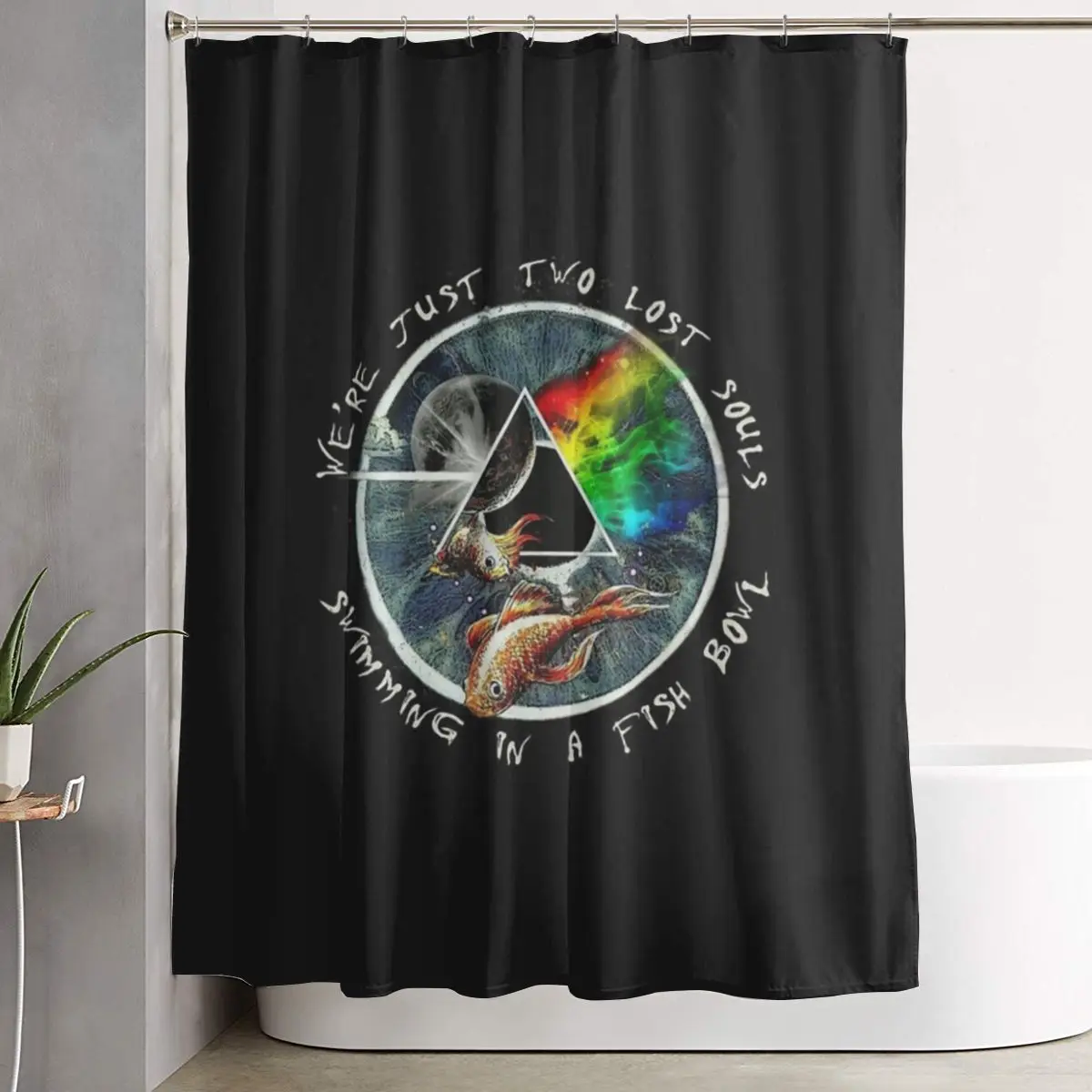 

Singer Love Pink Band Floyd Shower Curtain Bathroom Polyester Waterproof Bath Curtains with Hooks
