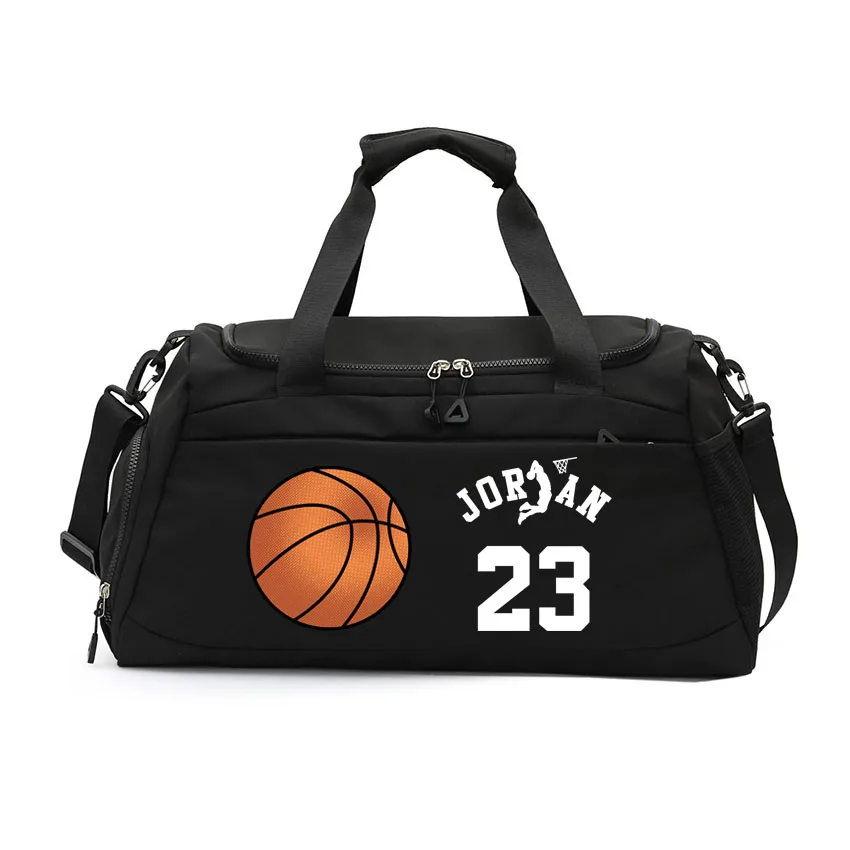 

Футбольная сумка через плечо, большая вместительная однотонная дорожная сумка для багажа, баскетбольная сумка JOR, сумка для пары с буквенным принтом