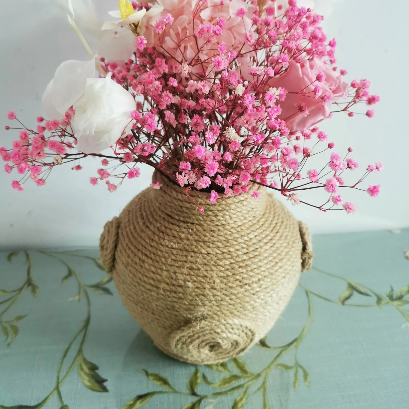 

1 Set Of Elegant Decorative Jute Twines Handworked Craft Ropes For Christmas Tree Wedding Party Gift Packaging Garden Rope Decor