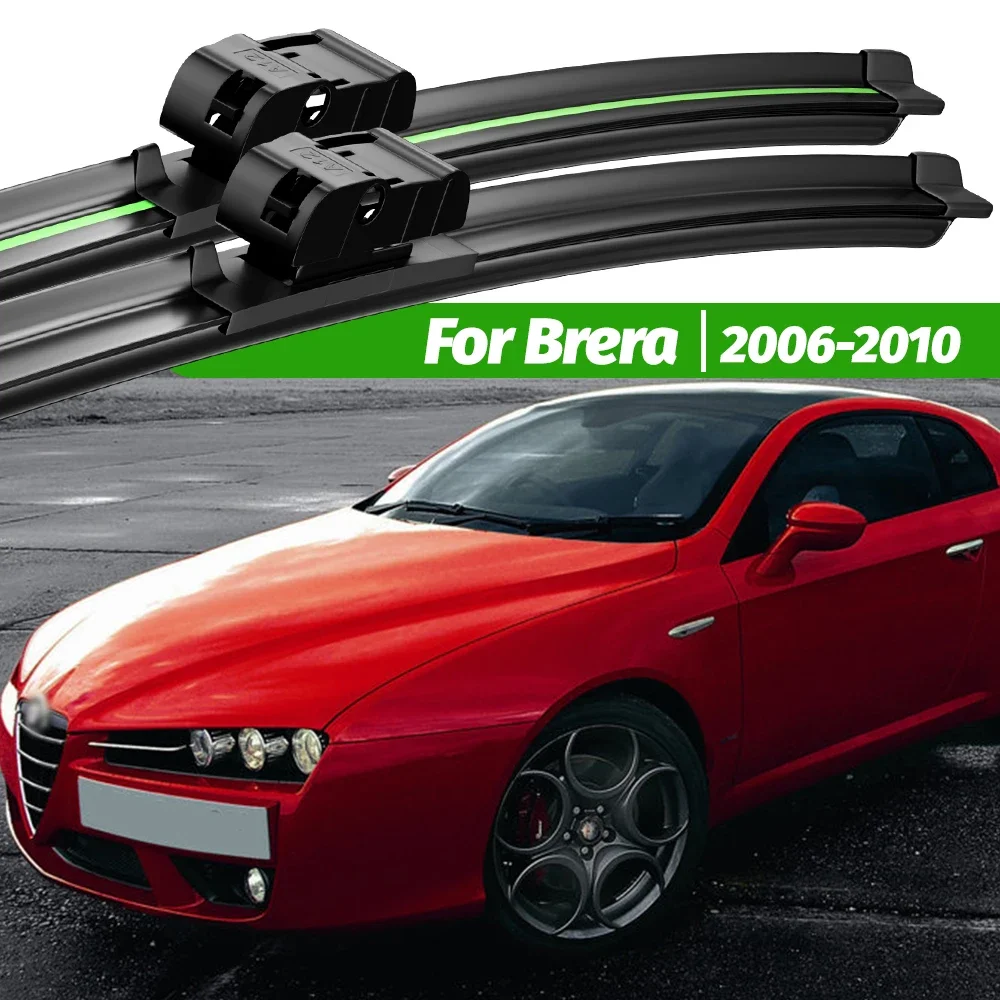 

For Alfa Romeo Brera 2006-2010 2pcs Front Windshield Wiper Blades 2007 2008 2009 Windscreen Window Accessories