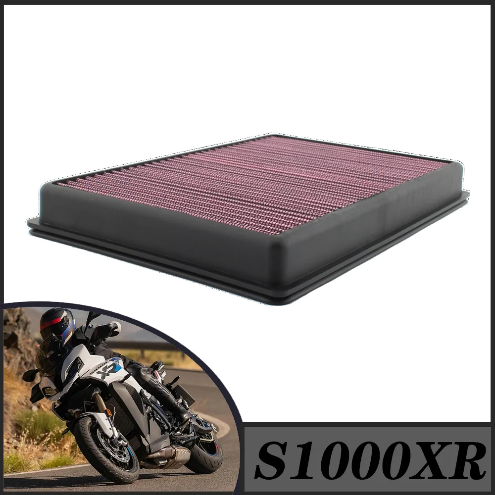 FOR BMW S1000XR 2014-2019 S1000 XR Air Filter Intake Cleaner  New Motorcycle Air Filter Silicone  Aluminum Paper Screen