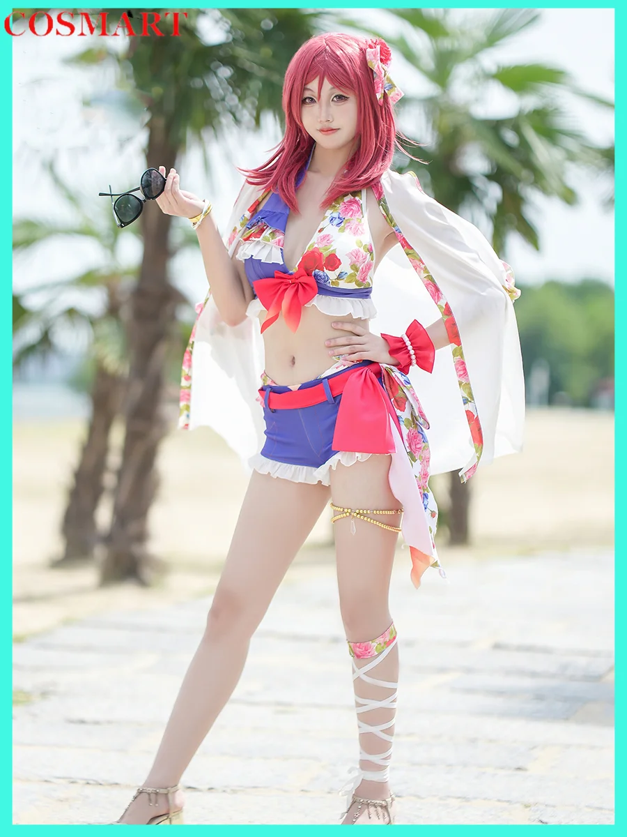 

COSMART Lovelive Nishikino Maki Swimsuit Women Cosplay Costume Cos Game Anime Party Uniform Hallowen Play Role Clothes Clothing