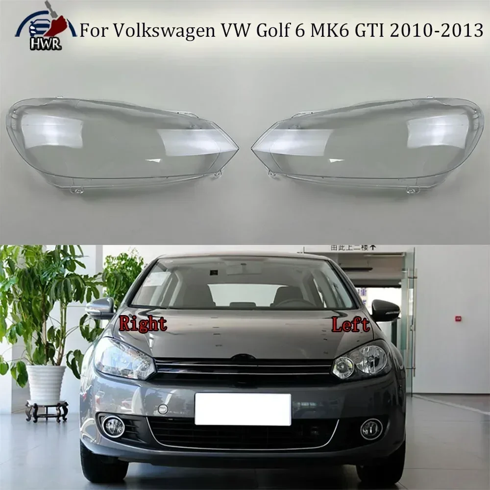 

Крышка передней фары автомобиля, абажур, крышки фары, корпус для Volkswagen VW Golf 6 MK6 GTI 2010 2011 2012 2013, галогенный