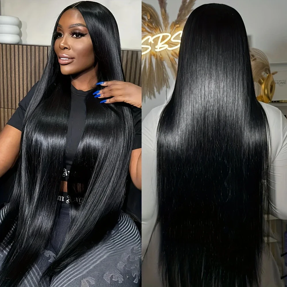 40 46 Inches Bone Straight HD Lace Wig 13x6 Human Hair Wigs Lace Front Wig Human Hair Lace Frontal Wig PrePlucked For Women