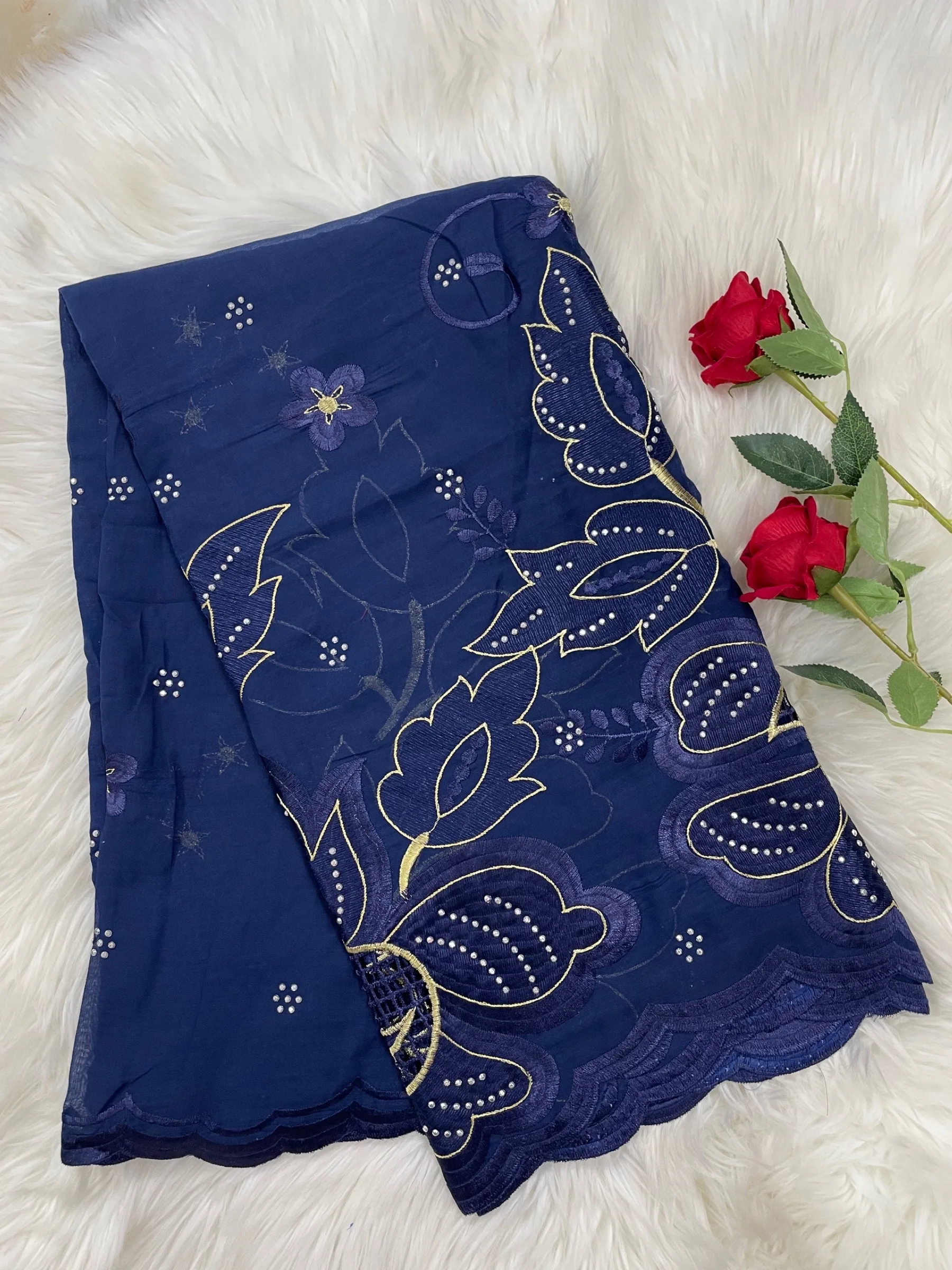 

2024 Spring New Dubai Scarf For Muslim Women African Cotton Hijab Islam Hijab Pashmina Turban Headscarf Embroidery Shawls