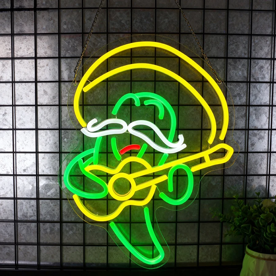 Letreiro de néon com música, í - Embroidery Studio avaliação e preço