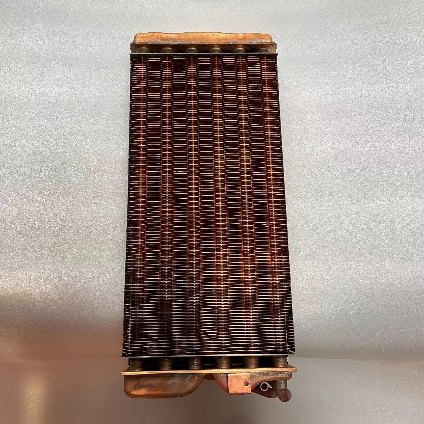 350mm copper heat exchangers suitable for Bosch and Eurostar come in silver and natural colors