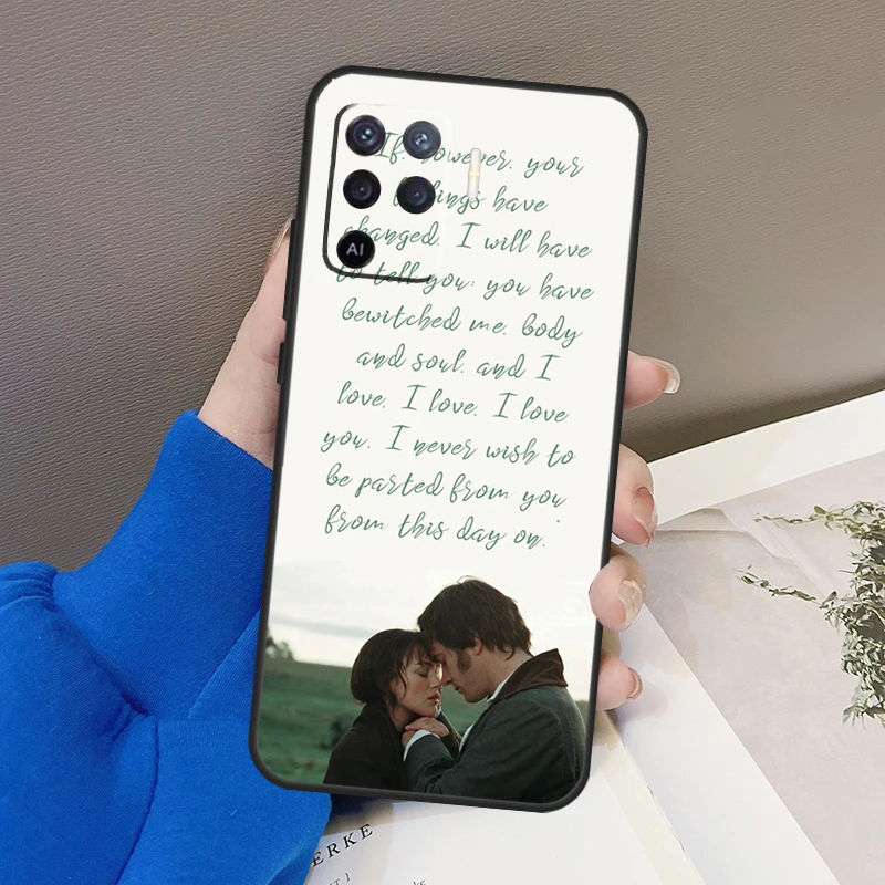 Pride And Prejudice For OPPO Find X3 X5 Pro A9 A5 A31 2020 A15 A16 A52 A72 A1K A83 A91 A54 A74 A94 A53S Case